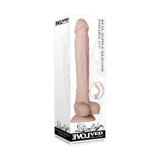 Evolved REAL SUPPLE SILICONE POSEABLE Фаллоимитатор гибкий 26см