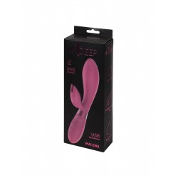 Малиновый вибратор-кролик Indeep Malena - 21,5 см. Малиновый вибратор-кролик Indeep Malena - 21,5 см.