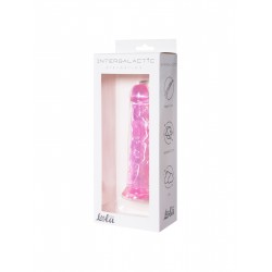 Розовый фаллоимитатор Distortion - 18 см.