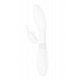 Белый вибратор-кролик Indeep Theona - 21,5 см.