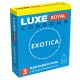 Презервативы LUXE ROYAL Exotica 3шт, 18 см