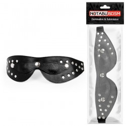Черная маска со съемными шорами на заклепках Черная маска со съемными шорами на заклепках