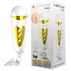 Мега-мастурбатор вагина Sally с вибрацией и голосом Мега-мастурбатор вагина Sally с вибрацией и голосом