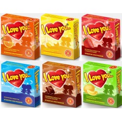 ПРЕЗЕРВАТИВЫ I LOVE YOU № 3 в ассортименте ПРЕЗЕРВАТИВЫ I LOVE YOU № 3 в ассортименте