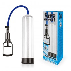 Прозрачная вакуумная помпа Sex Expert со шкалой Прозрачная вакуумная помпа Sex Expert со шкалой