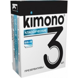 Классические презервативы KIMONO - 3 шт. Классические презервативы KIMONO - 3 шт.