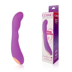 Фиолетовый силиконовый вибромассажер - 22,2 см. Фиолетовый силиконовый вибромассажер - 22,2 см.