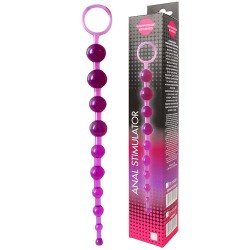 Стимулятор анальный (цепочка) ANAL STIMULATOR цвет фиолетовый L 260 мм D 25x22x10 мм арт. EE-10120-5 Стимулятор анальный (цепочка) ANAL STIMULATOR цвет фиолетовый L 260 мм D 25x22x10 мм арт. EE-10120-5