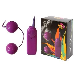 Вагинальные шарики с вибрацией фиолетового цвета Вагинальные шарики с вибрацией фиолетового цвета