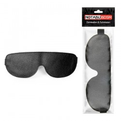 Закрытая черная маска на резиночке Notabu Закрытая черная маска на резиночке Notabu