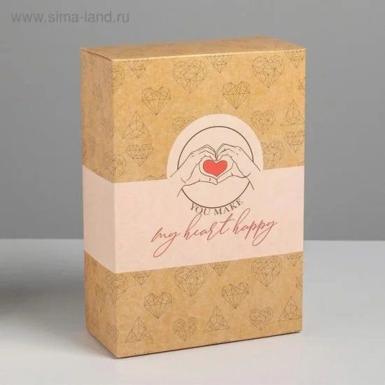 Складная коробка С любовью - 16 х 23 см. 5276611 Складная коробка С любовью - 16 х 23 см. 5276611