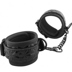 Чёрные кожаные оковы на ноги Ankles Cuffs Чёрные кожаные оковы на ноги Ankles Cuffs