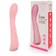 Нежно-розовый вибромассажер 6 Silicone G-Spot Fun - 19,1 см.