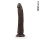 Фаллоимитатор-реалистик Erowoman коричневого цвета - 22 см. ER-30059-1 Фаллоимитатор-реалистик Erowoman коричневого цвета - 22 см. ER-30059-1