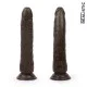 Фаллоимитатор-реалистик Erowoman коричневого цвета - 22 см. ER-30059-1 Фаллоимитатор-реалистик Erowoman коричневого цвета - 22 см. ER-30059-1