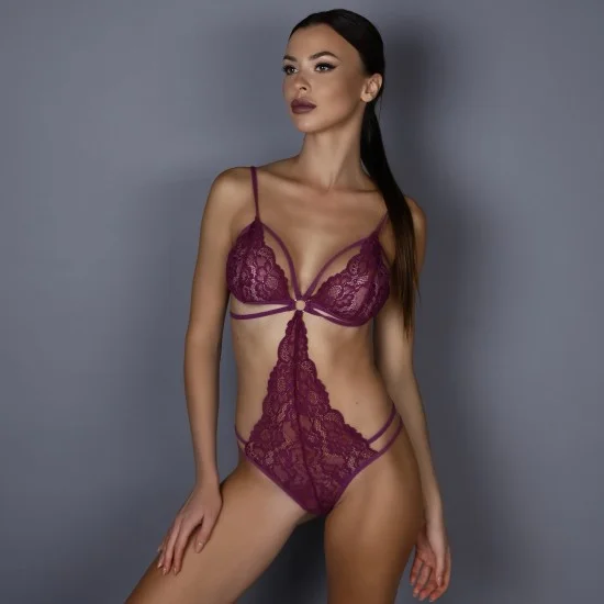 Открытый боди-комбенизон Amor El L/XL 10386494 AME-3012PUR-Q Открытый боди-комбенизон Amor El L/XL 10386494 AME-3012PUR-Q