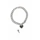 Серебристый ошейник Embrace с ключиком 1093-01lola Серебристый ошейник Embrace с ключиком 1093-01lola