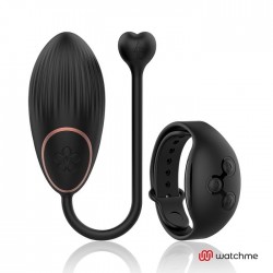 Черное виброяйцо с пультом-часами Anne s Desire Vibro Egg Wireless Watchme Черное виброяйцо с пультом-часами Anne s Desire Vibro Egg Wireless Watchme