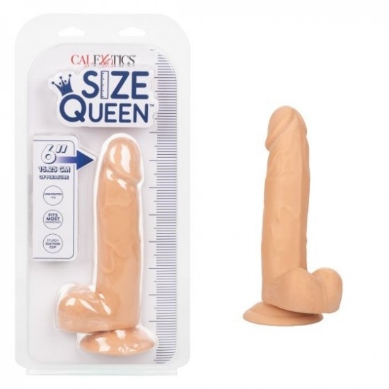 Телесный фаллоимитатор Size Queen 6 - 20,25 см.