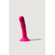 Дилдо на присоске с двойной плотностью Hitsens S04 Pink ADRIEN LASTIC DILDO DUAL DENSITY 