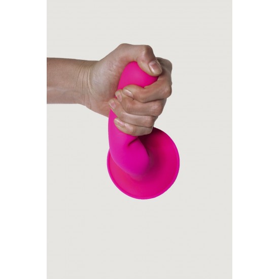 Дилдо на присоске с двойной плотностью Hitsens S04 Pink ADRIEN LASTIC DILDO DUAL DENSITY 