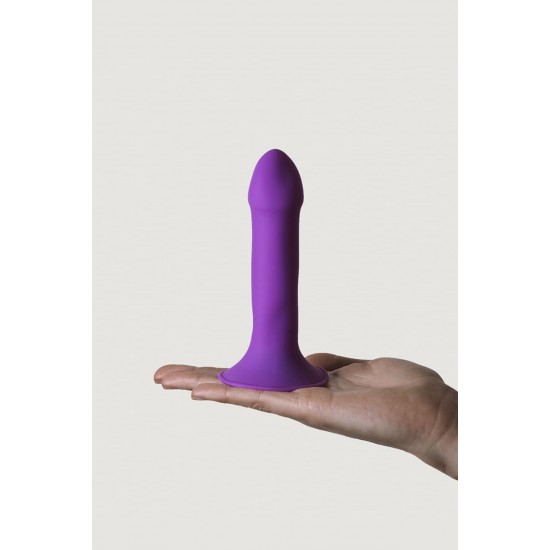 Дилдо на присоске с двойной плотностью HITSENS S06 Purple ADRIEN LASTIC DILDO DUAL DENSITY