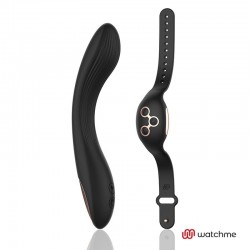 Черно-золотой вибратор с пультом-часами Anne s Desire Curve G-Spot Vibe Wireless Watchme - 20,5 см. Черно-золотой вибратор с пультом-часами Anne s Desire Curve G-Spot Vibe Wireless Watchme - 20,5 см.