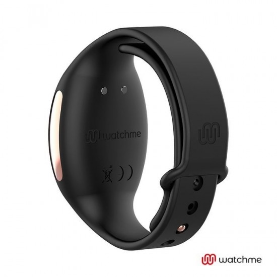 Черно-золотой вибратор с пультом-часами Anne s Desire Curve G-Spot Vibe Wireless Watchme - 20,5 см.