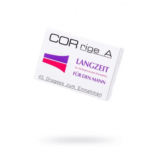 Средство для продления полового акта КОРридж CORrige A 45шт, 35 Средство для продления полового акта КОРридж CORrige A 45шт, 35