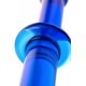 Двусторонний фаллоимитатор Sexus Glass, стекло, синий, 25 см