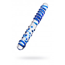 Двусторонний фаллоимитатор Sexus Glass, стекло, прозрачный, 22 см 10501301 Двусторонний фаллоимитатор Sexus Glass, стекло, прозрачный, 22 см 10501301