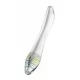 Двусторонний фаллоимитатор Sexus Glass, стекло, прозрачный, 22 см 10422604 912195