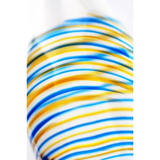 Двусторонний фаллоимитатор Sexus Glass, стекло, прозрачный, 22 см 10422604 912195