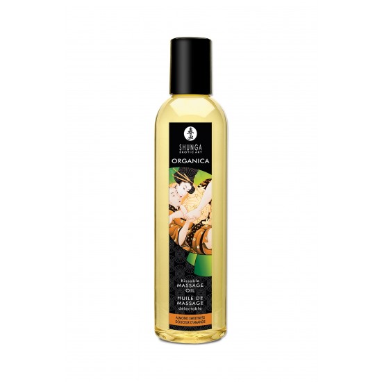 Масло для массажа Shunga Organica Almond Sweetness, натуральное, возбуждающее, миндаль, 240 мл