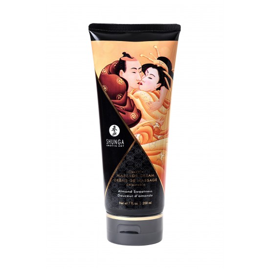 Массажный крем Shunga Almond Sweetness, съедобный, миндаль, 200 мл