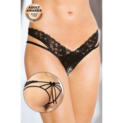 Стринги с двойным доступом SoftLine Collection, черный, M/L Стринги с двойным доступом SoftLine Collection, черный, M/L