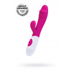 Вибратор с клиторальным стимулятором TOYFA A-Toys Area, силикон, розовый, 19,5 см Вибратор с клиторальным стимулятором TOYFA A-Toys Area, силикон, розовый, 19,5 см