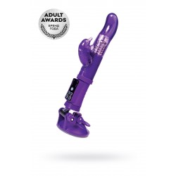 Вибратор с клиторальным стимулятором TOYFA A-Toys, TPR, фиолетовый, 22,5 см Вибратор с клиторальным стимулятором TOYFA A-Toys, TPR, фиолетовый, 22,5 см