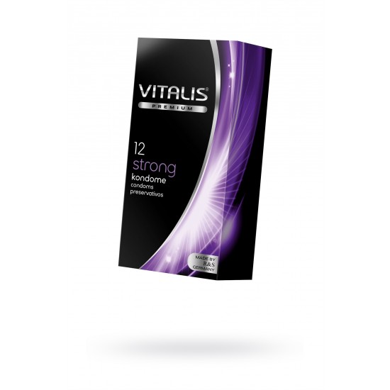 Презервативы VITALIS PREMIUM №12 strong - сверхпрочные (ширина 53mm)