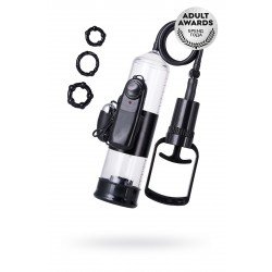 Помпа для пениса TOYFA A-Toys с вибрацией, PVC, чёрный, 22,8 см Помпа для пениса TOYFA A-Toys с вибрацией, PVC, чёрный, 22,8 см