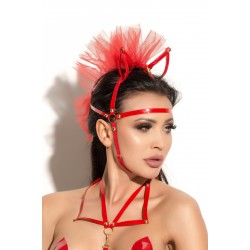 Маска с ушками Me Seduce Queen of hearts Allure, красная, OS Маска с ушками Me Seduce Queen of hearts Allure, красная, OS