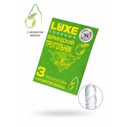 Презервативы Luxe КОНВЕРТ, Бермудский треугольник, яблоко, 18 см., 3 шт Презервативы Luxe КОНВЕРТ, Бермудский треугольник, яблоко, 18 см., 3 шт