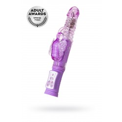 Вибратор с клиторальным стимулятором TOYFA A-Toys Serk High-Tech fantasy, TPE, фиолетовый, 24,5 см Вибратор с клиторальным стимулятором TOYFA A-Toys Serk High-Tech fantasy, TPE, фиолетовый, 24,5 см