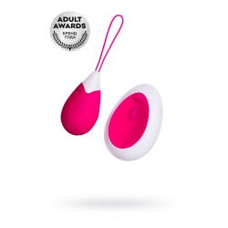 Виброяйцо ToyFa A-toys Eggo с пультом ДУ, силикон, розовый, 6 см Виброяйцо ToyFa A-toys Eggo с пультом ДУ, силикон, розовый, 6 см
