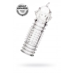 Насадка на пенис TOYFA A-Toys Baldi, TPR, прозрачный, 15,3 см Насадка на пенис TOYFA A-Toys Baldi, TPR, прозрачный, 15,3 см