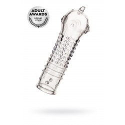 Насадка на пенис TOYFA A-Toys , TPR, Прозрачный, 14,7 см Насадка на пенис TOYFA A-Toys , TPR, Прозрачный, 14,7 см