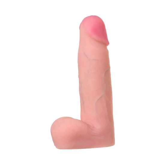 Страпон на креплении LoveToy WOMAN LONG с 3 насадками, neoskin, телесный 303903