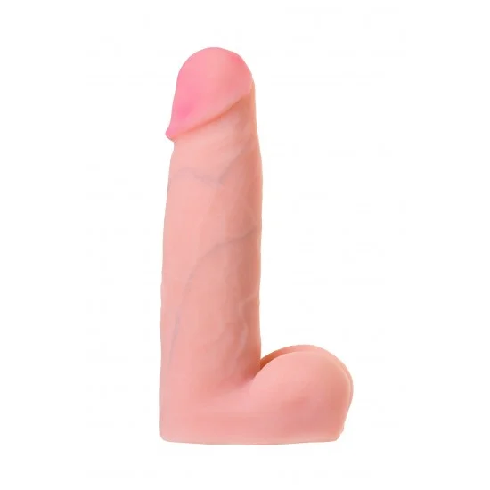 Страпон на креплении LoveToy WOMAN LONG с 3 насадками, neoskin, телесный 303903