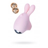 Вибронасадка на палец JOS DUTTY, силикон, розовый, 8 см