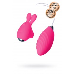 Виброяйцо и вибронасадка на палец JOS VITA, силикон, розовые, 8,5 и 8 см 10296570